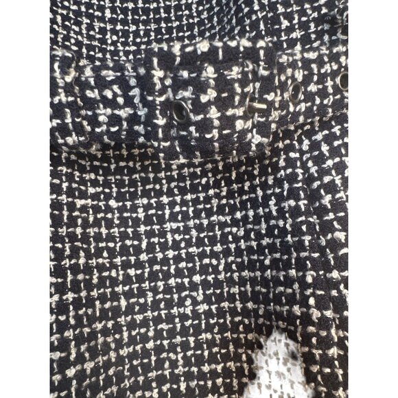 2/$30 Banana Republic 2P Navy & White Tweed Sheath Dress Petite - Picture 8 of 14